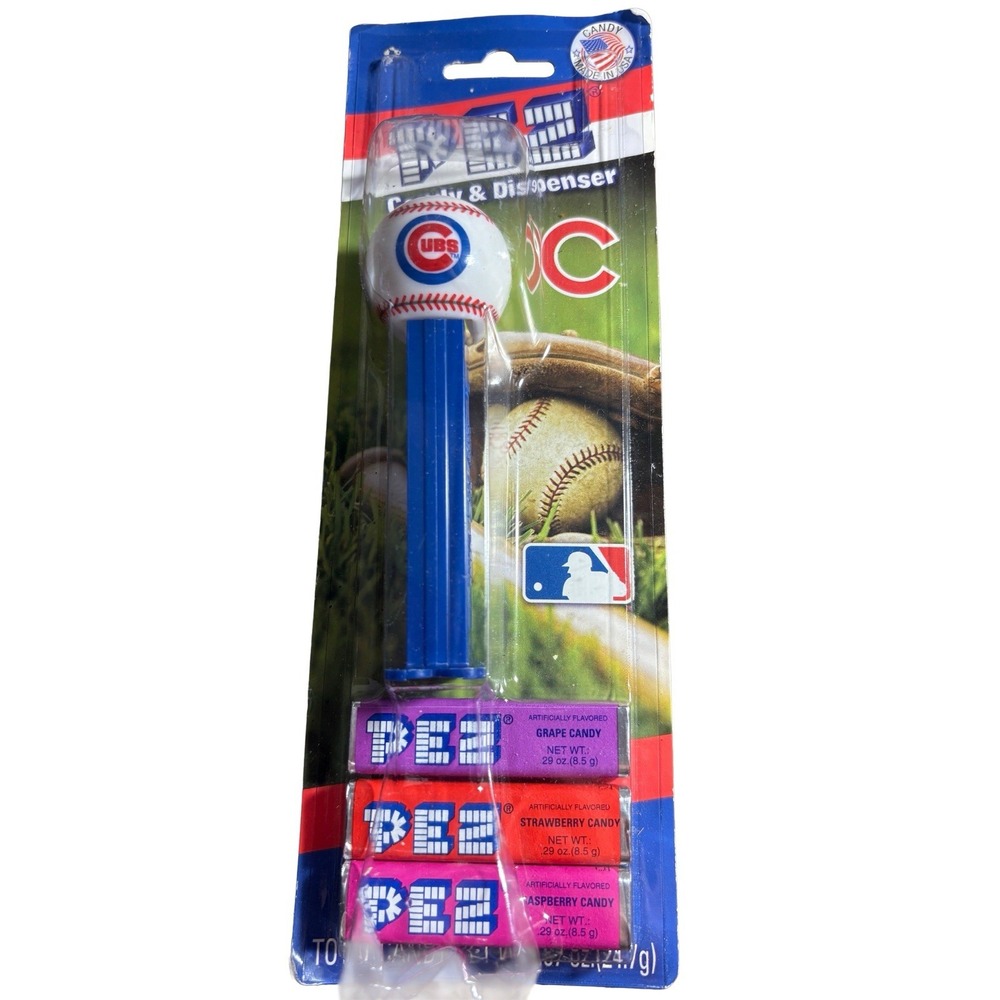 CHICAGO CUBS MLB Baseball PEZ Candy Dispenser NEW, SEALED